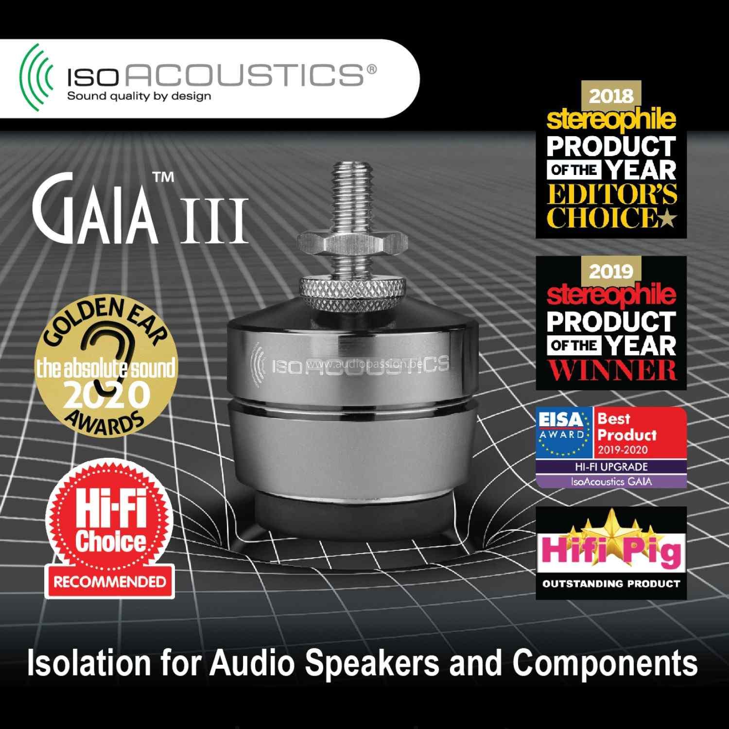 IsoAcoustics Gaia I - Gaia II - Gaia III (Set 4)