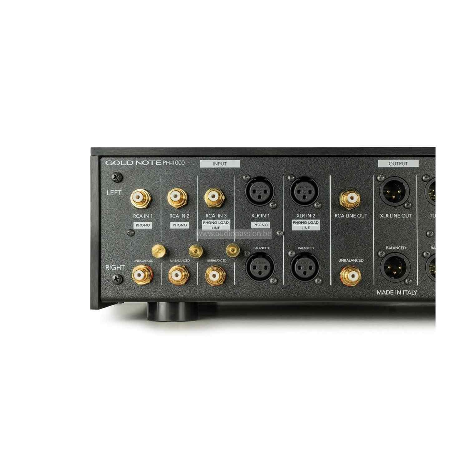 Gold Note PH-1000 Line Phono Headphone + Pure Class A Preamp