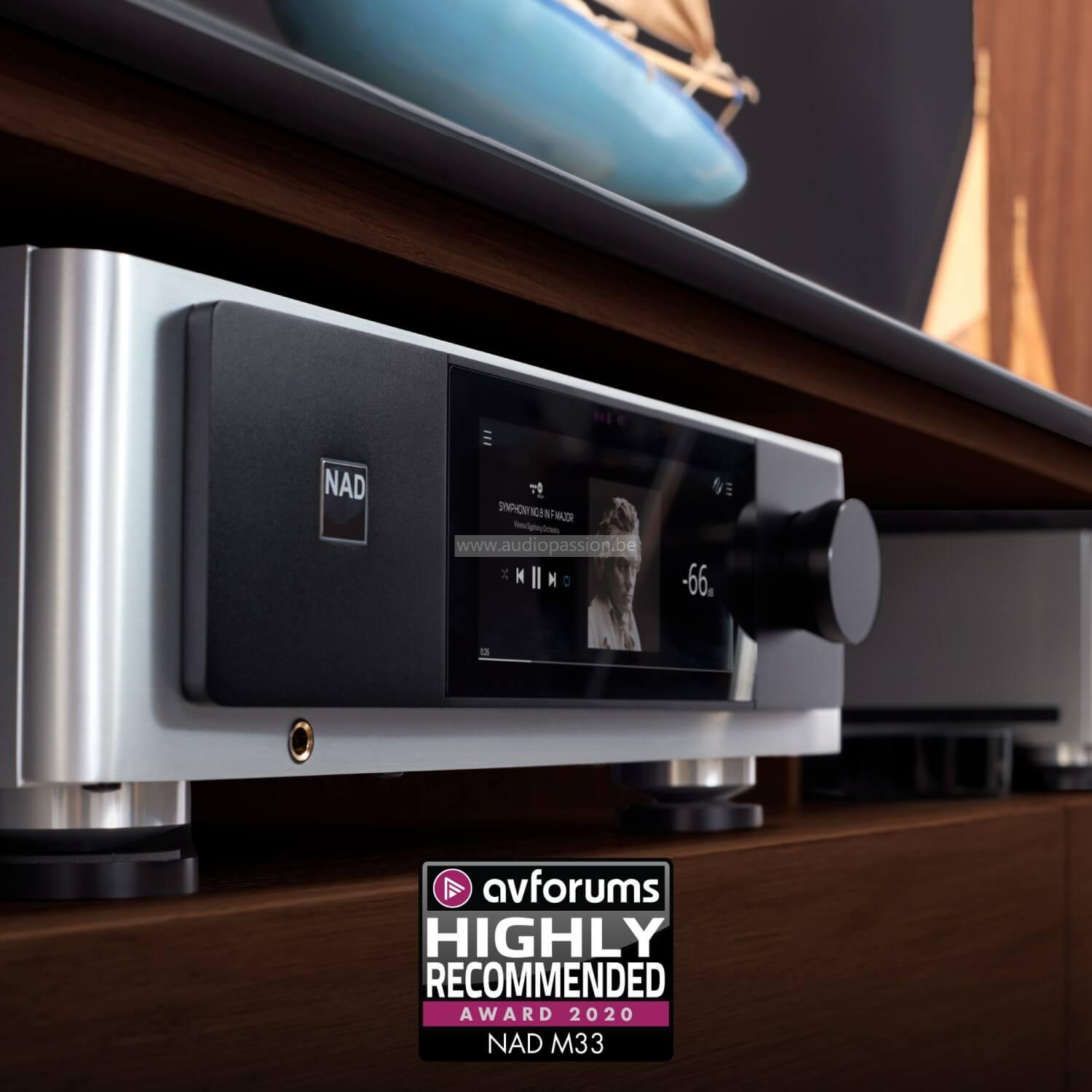NAD M33 V2 Master BluOS Streaming DAC Purifi Amplifier