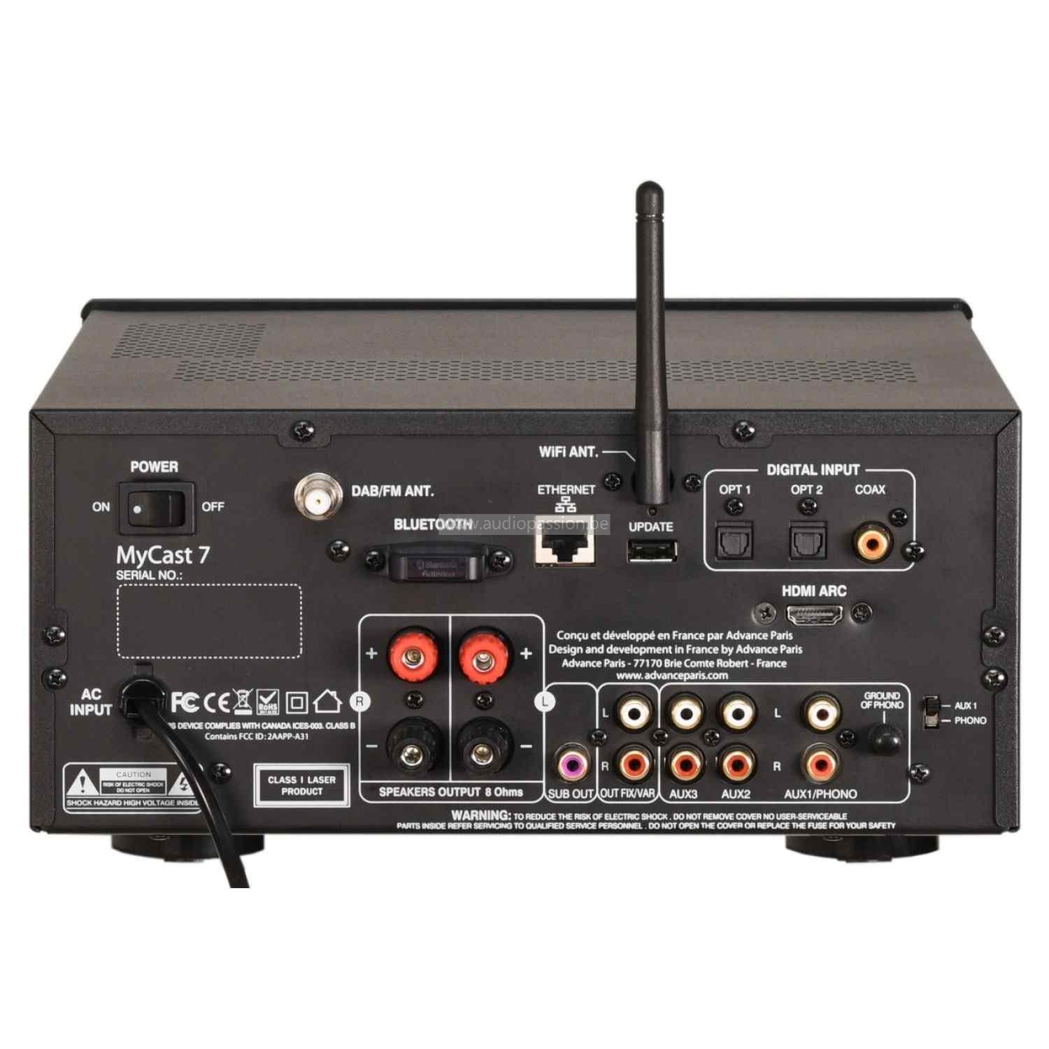 Advance Paris MyCast 7 All-In-One Streaming CD-Receiver HDMI Arc