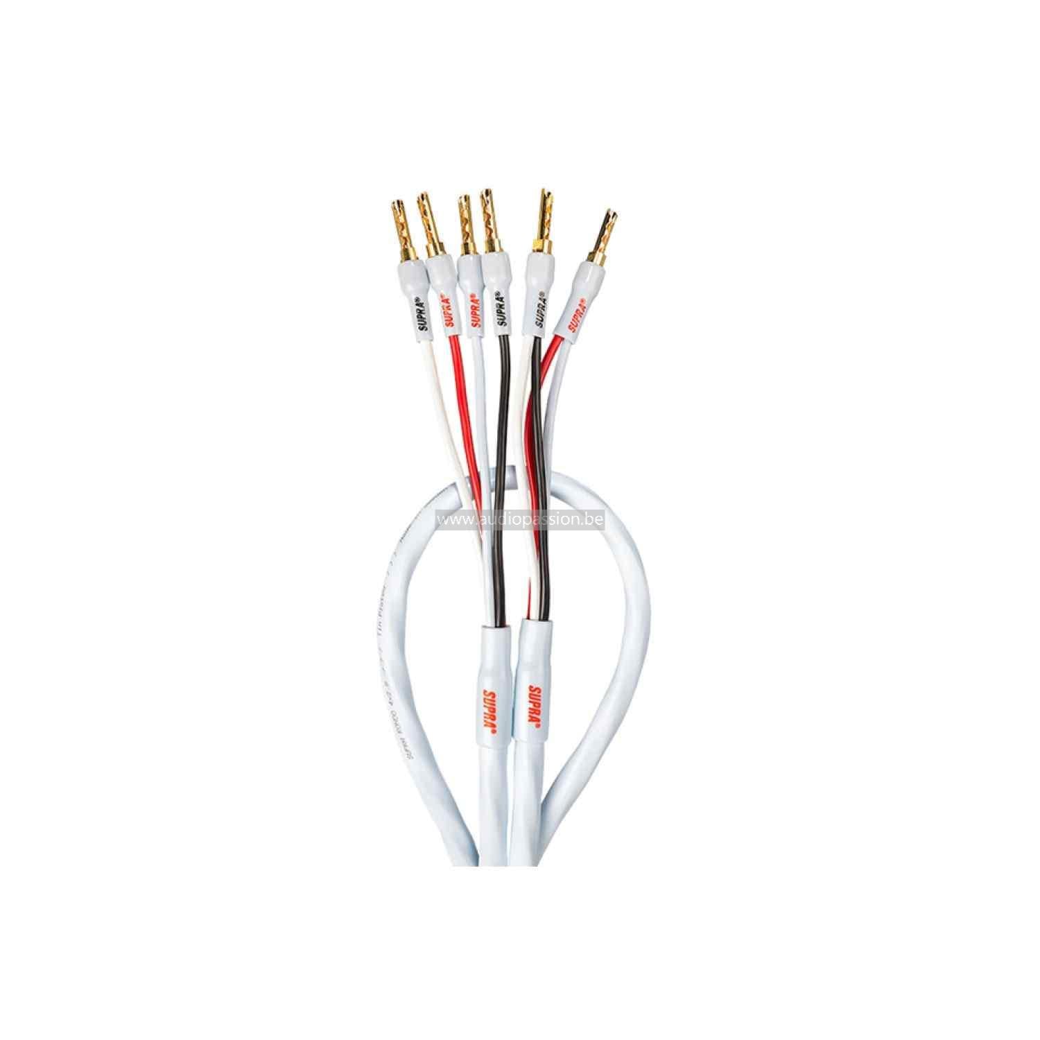 Supra Rondo 4x2.5 Blue Combicon BiWire (Per 2)