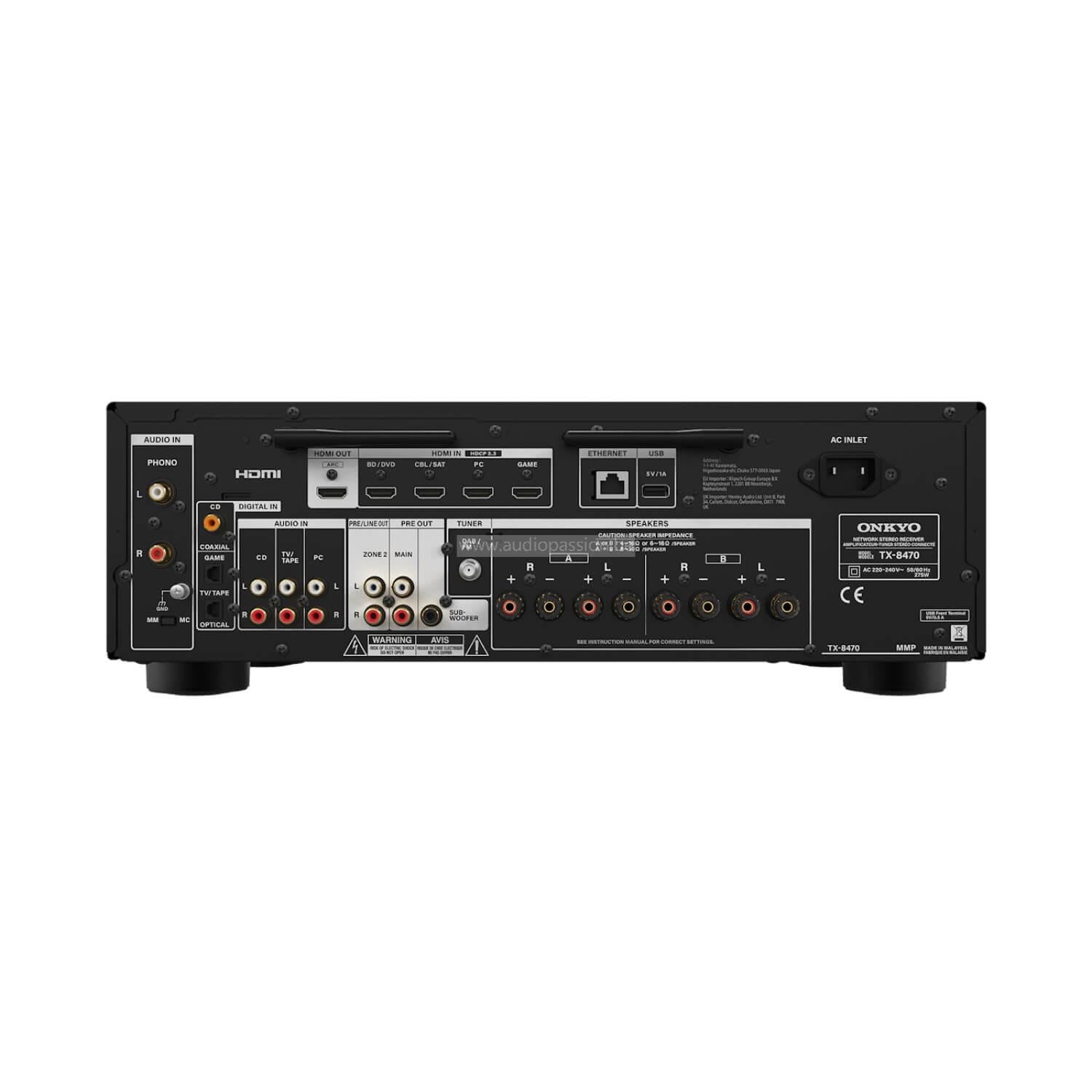Onkyo TX-8470 Network Stereo Receiver