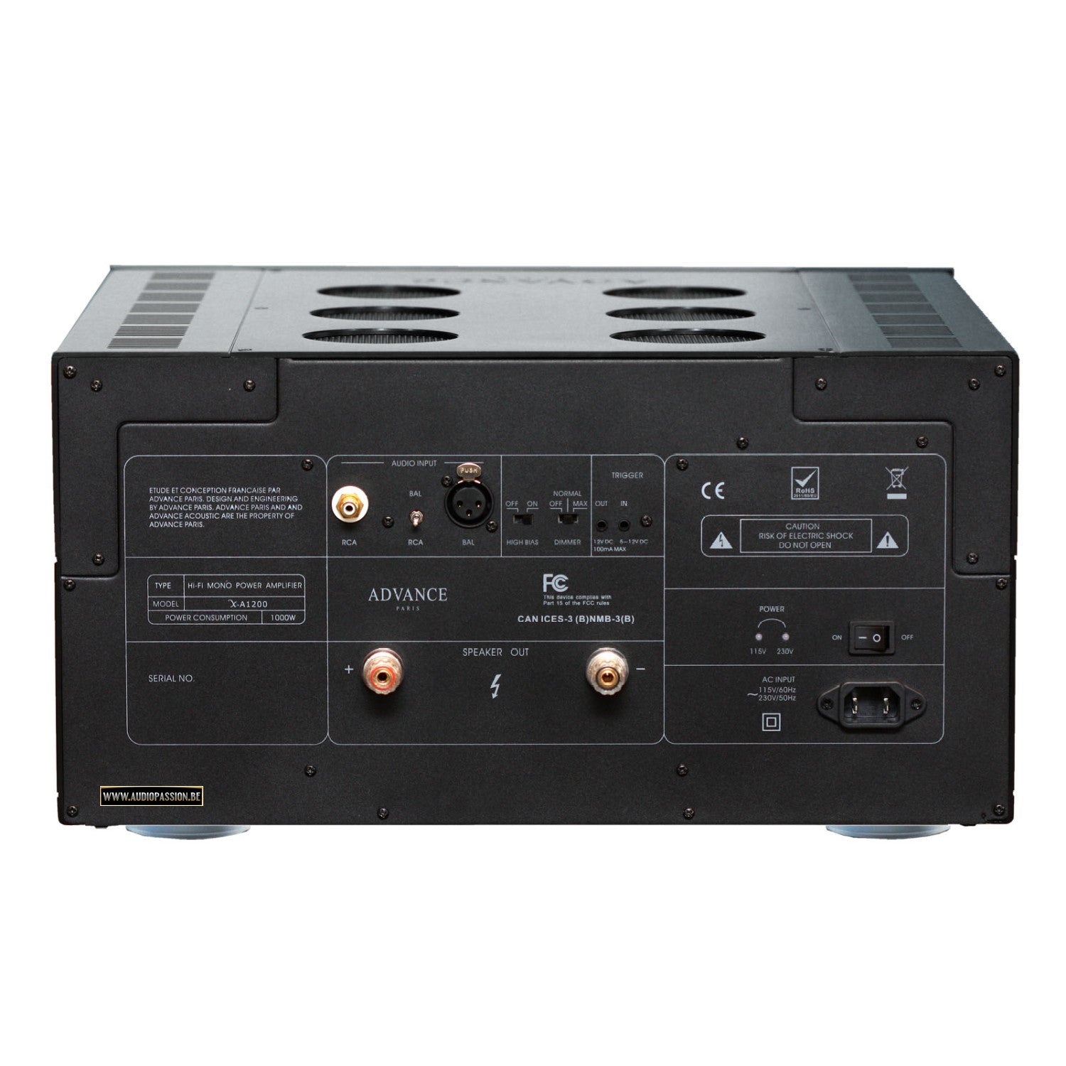 Advance Paris X-A1200 Classic Mono Eindversterker